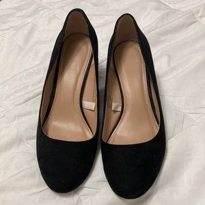 Good condition Black wedges Heels